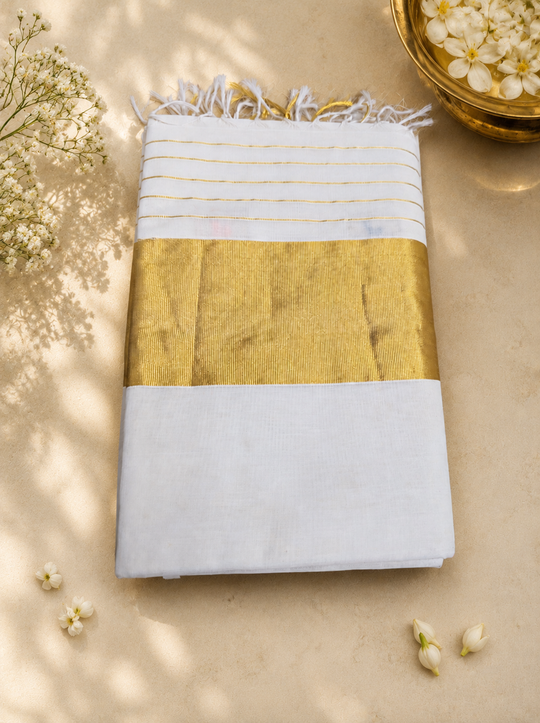 Pure Handloom Square Motifs Saree