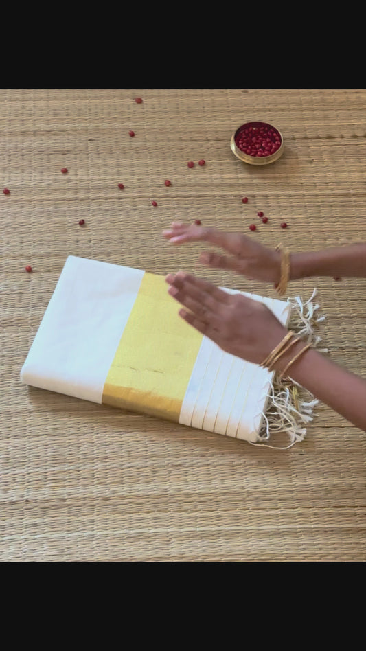 Pure Handloom Square Motifs Saree